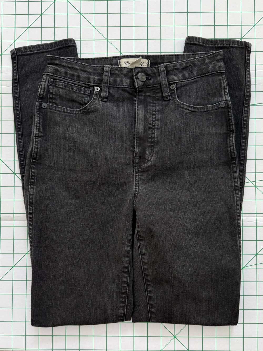 Madewell Curvy Tall High-Rise Skinny Jeans, Black 26T